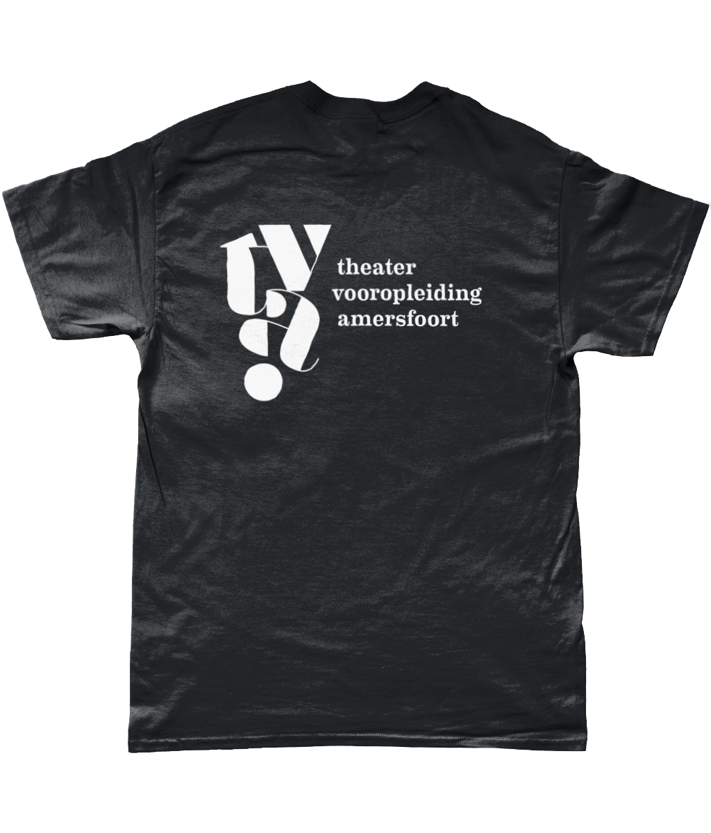 TVA T-shirt zwart/rood