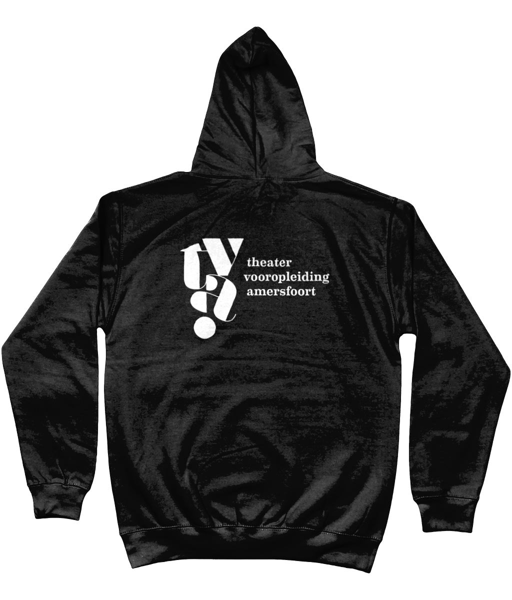 TVA Hoodie met Capuchon - Zwart/Rood