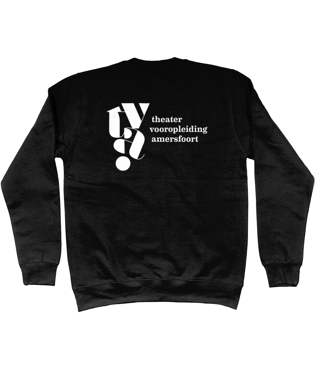 TVA Sweater zwart/rood