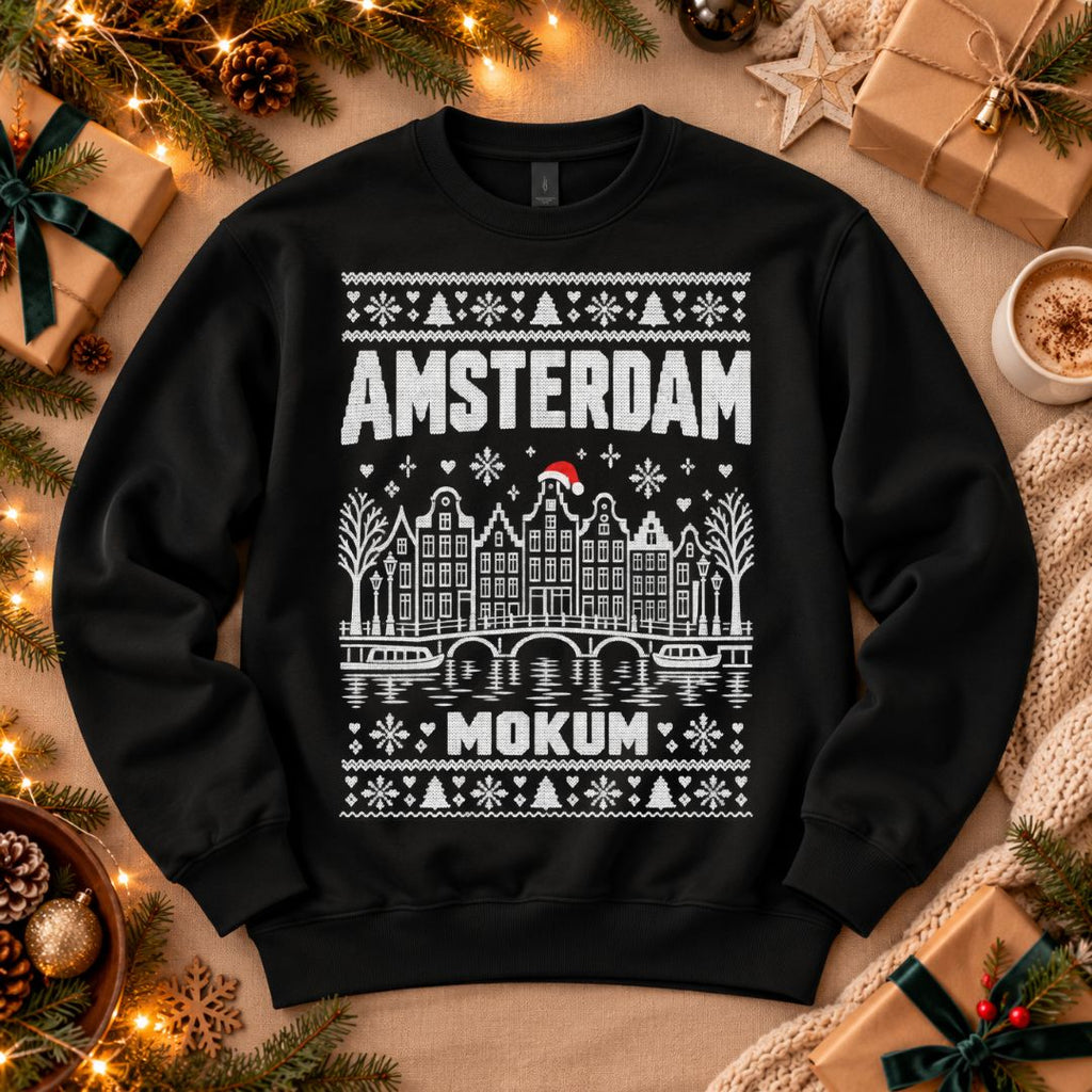 Amsterdam Kersttrui Mokum