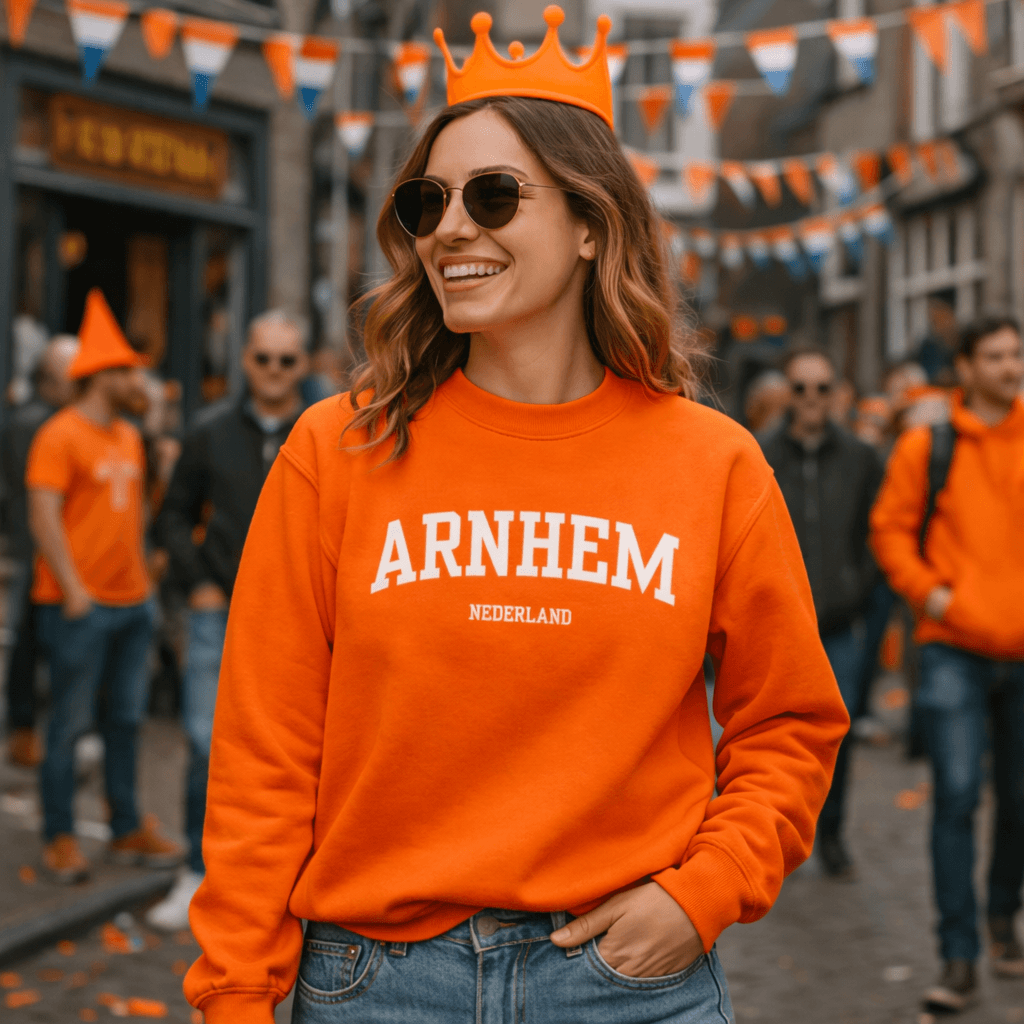Arnhem Oranje Sweater voor Koningsdag