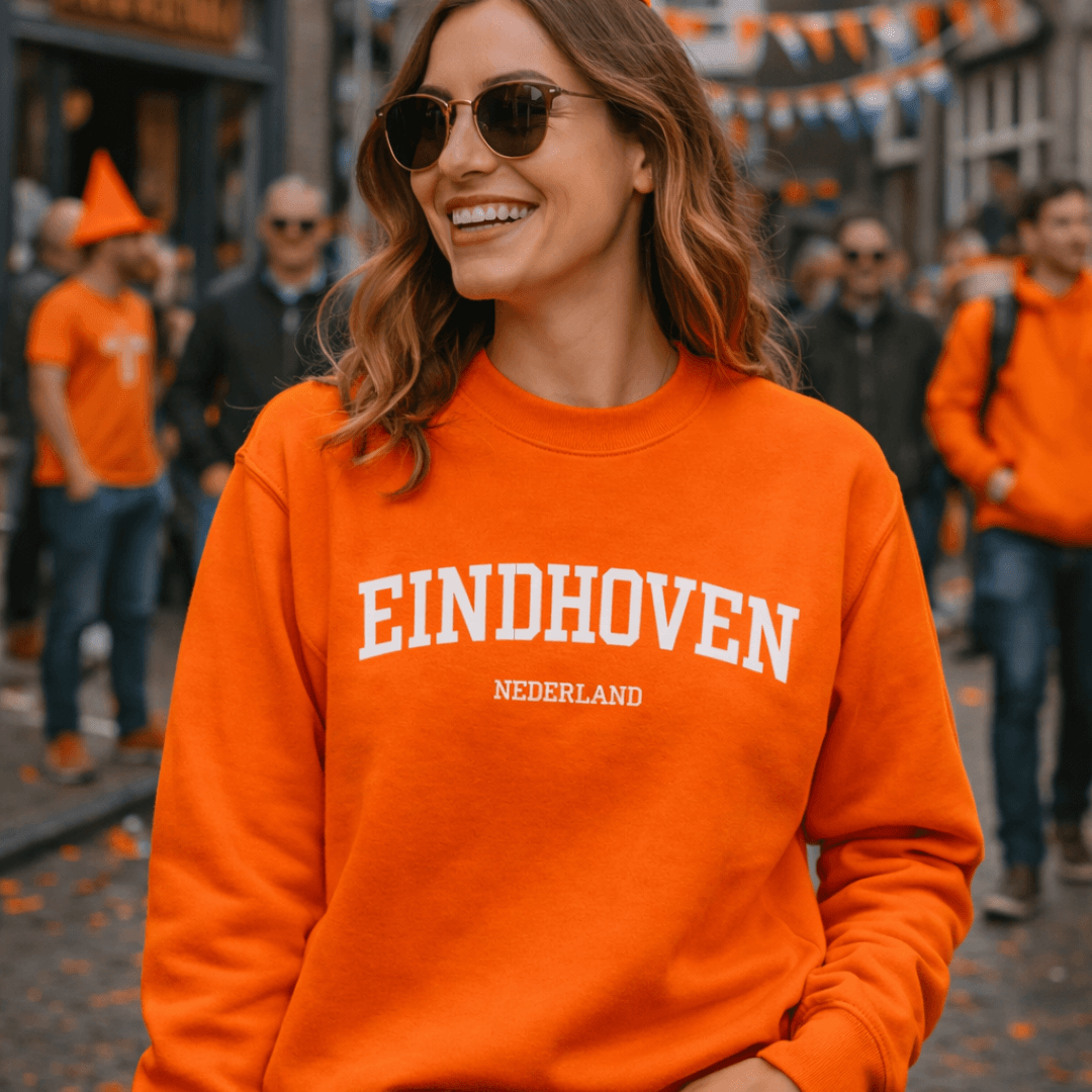 Oranje Eindhoven Sweater tijdens Koningsdag