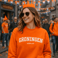 Groningen Oranje Sweater tijdens Koningsdag