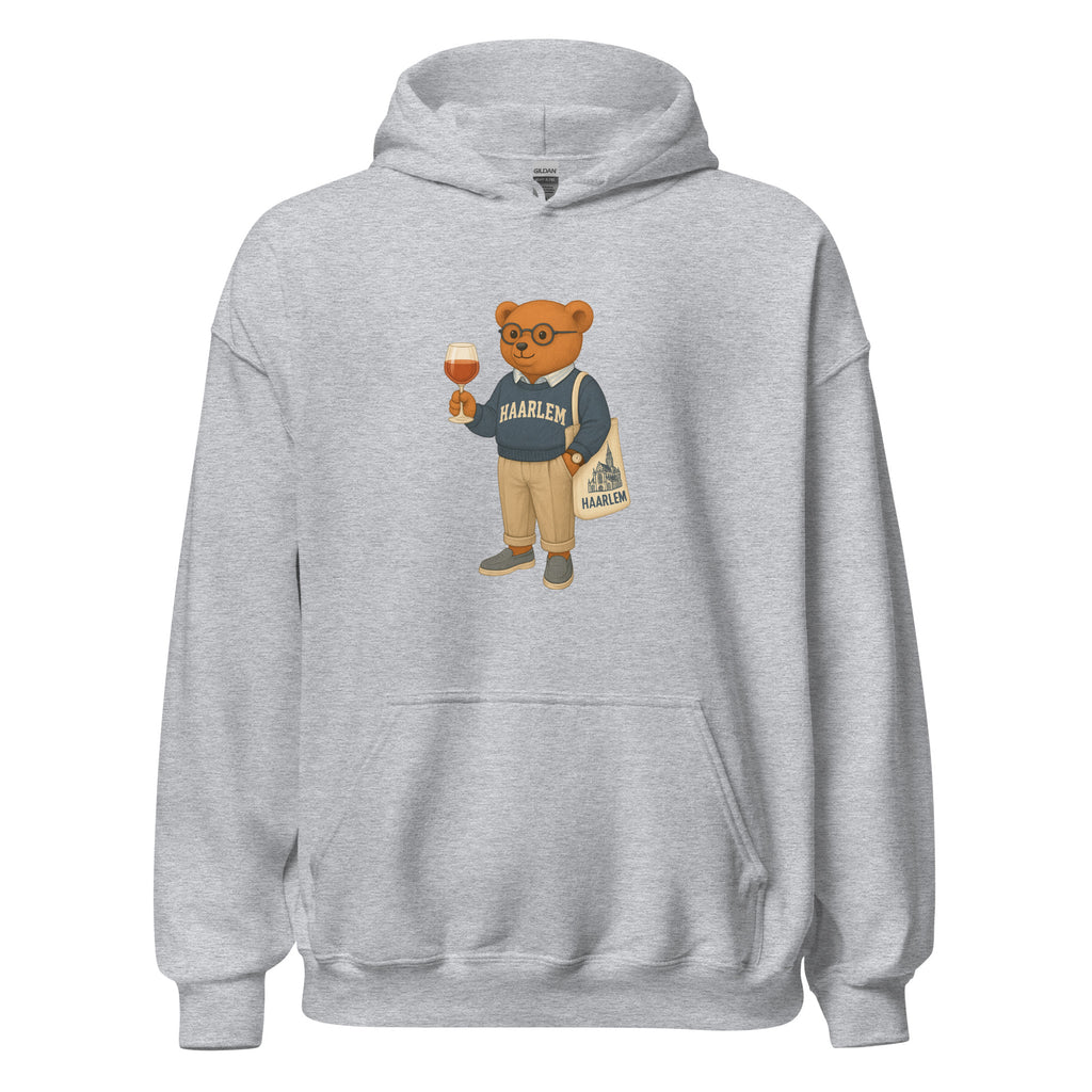 Haarlem Stadsbeer Hoodie Grijs