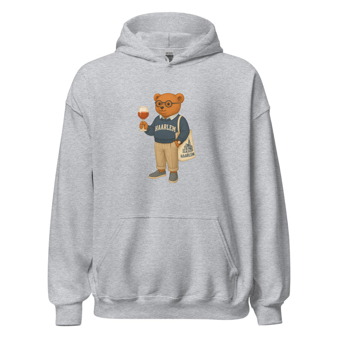 Haarlem Stadsbeer Hoodie Grijs