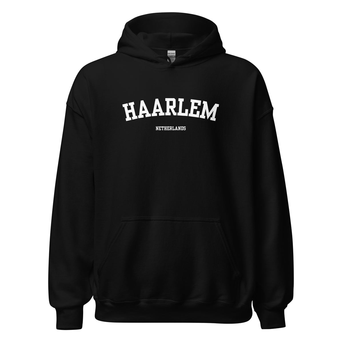 Haarlem City Hoodie Zwart