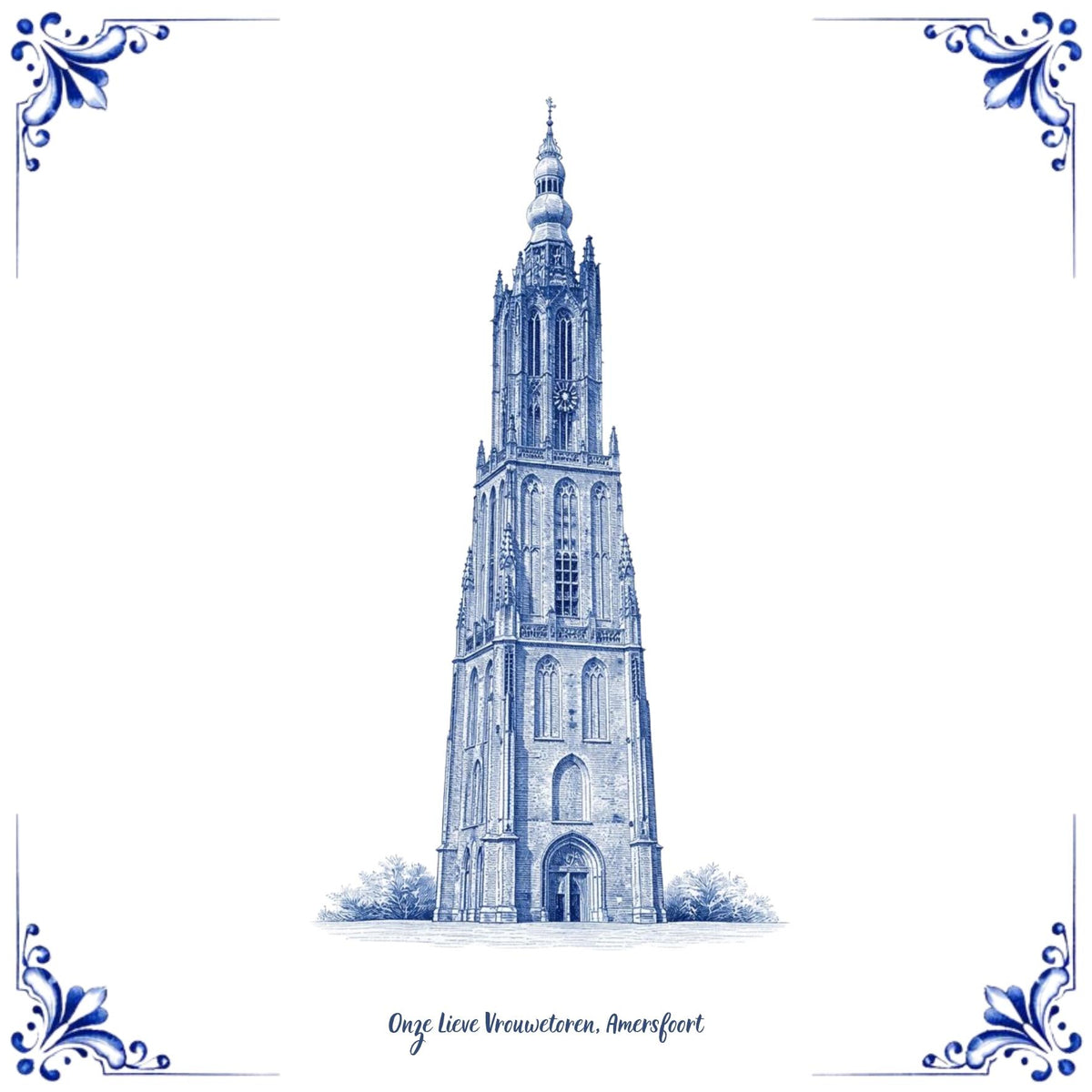Amersfoort Tegeltje | Onze Lieve Vrouwetoren