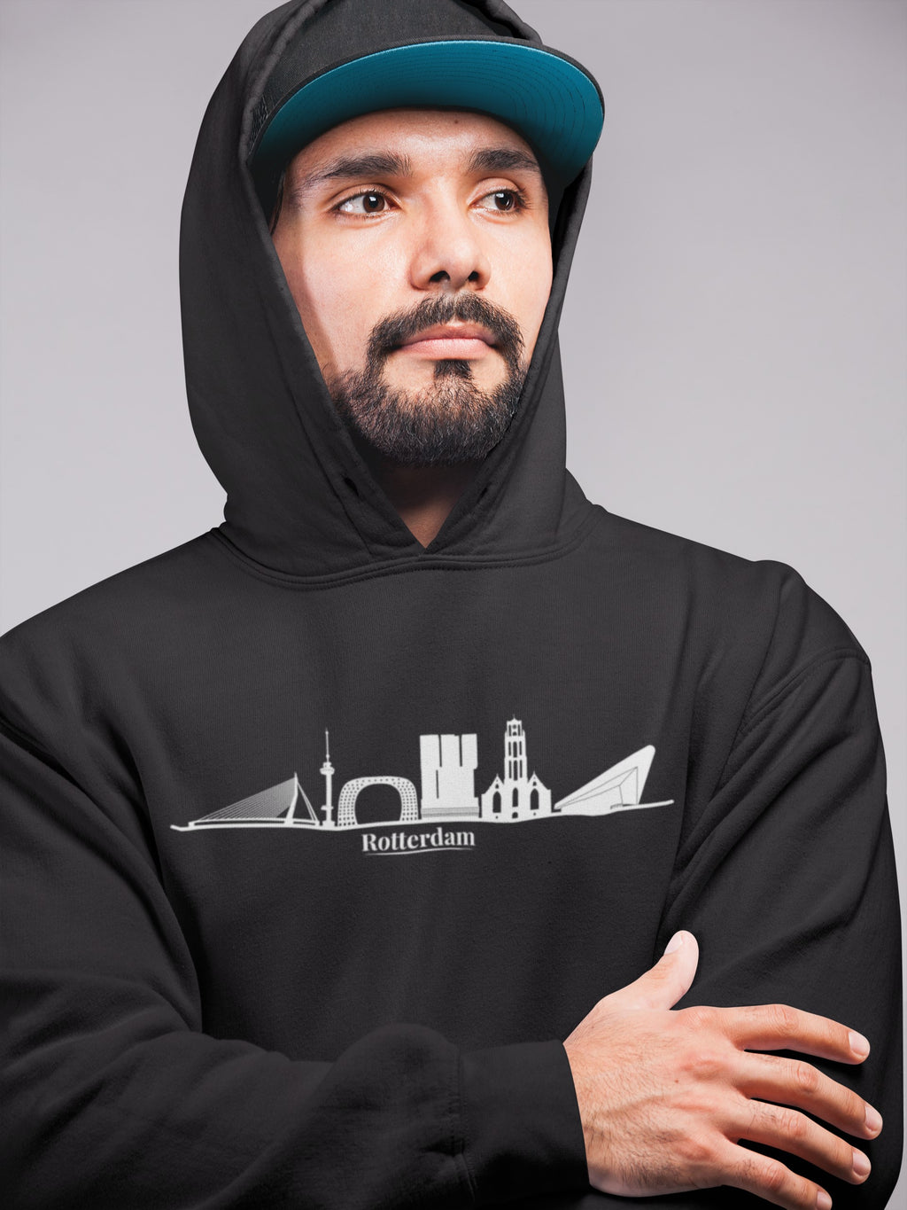 Rotterdam Skyline Hoodie