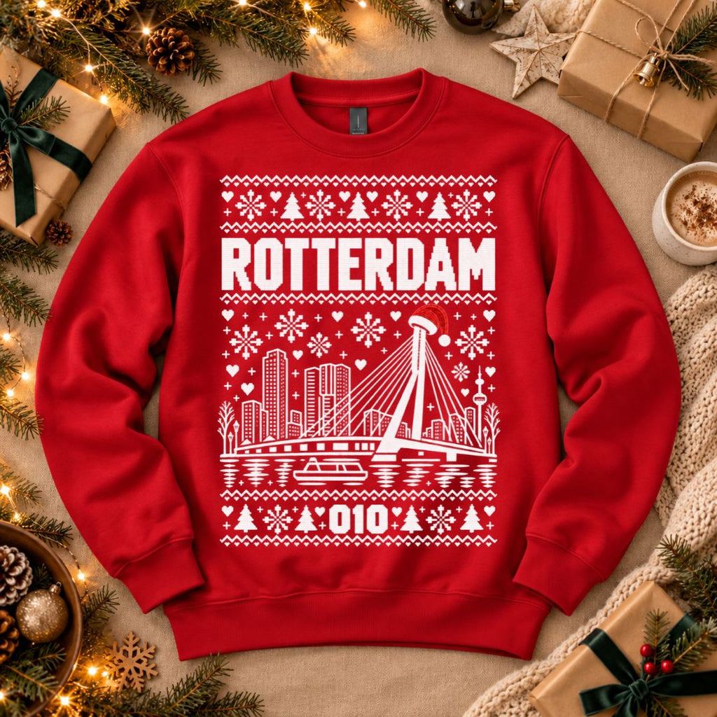 Rotterdam Kersttrui Erasmusbrug