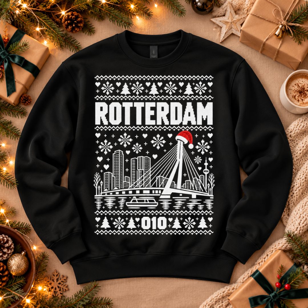Rotterdam Kersttrui Erasmusbrug