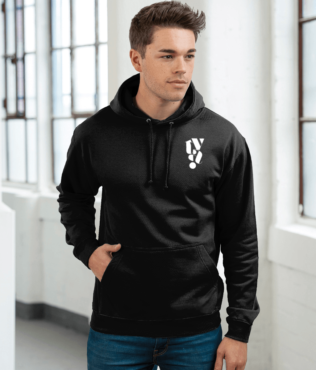 TVA Hoodie met Capuchon - Zwart/Rood