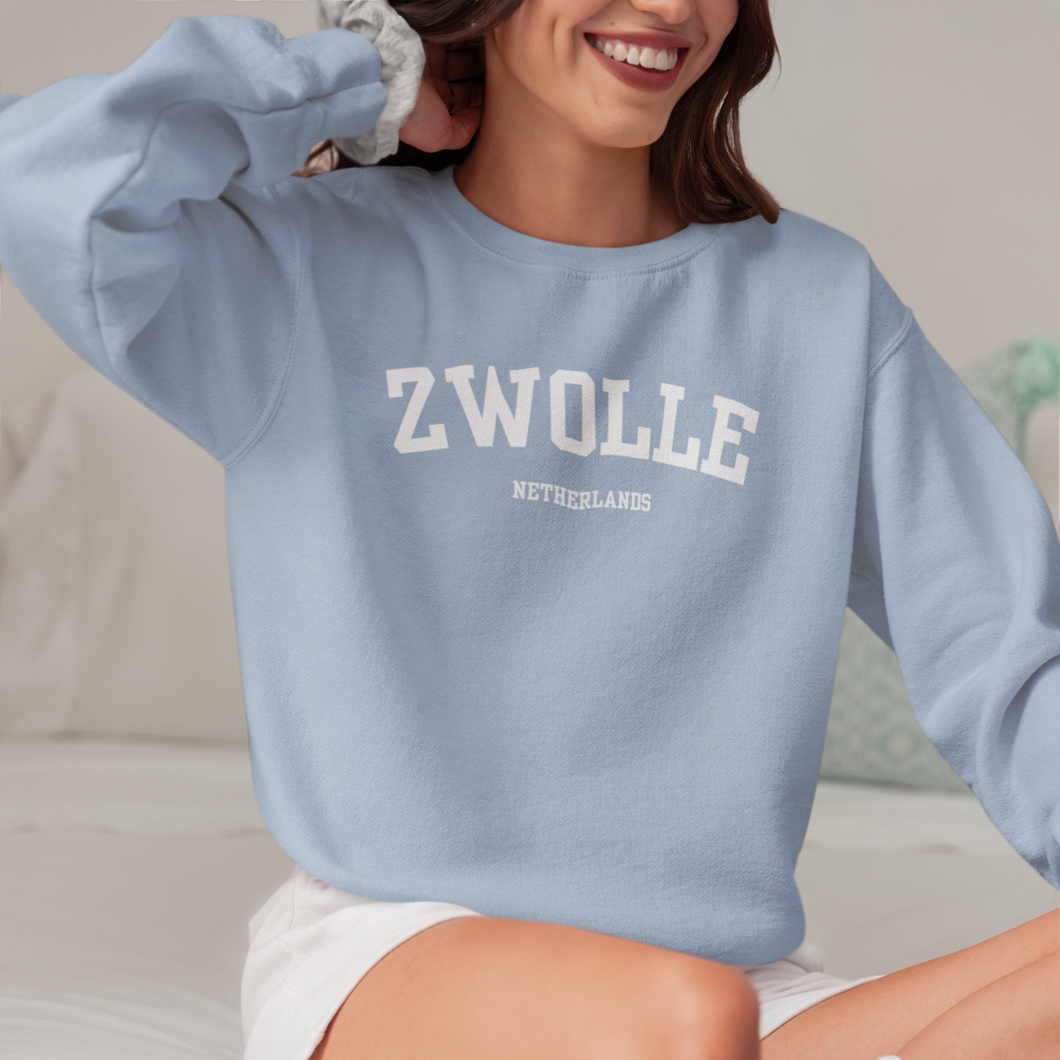 Zwolle sweater vrouw licht blauw