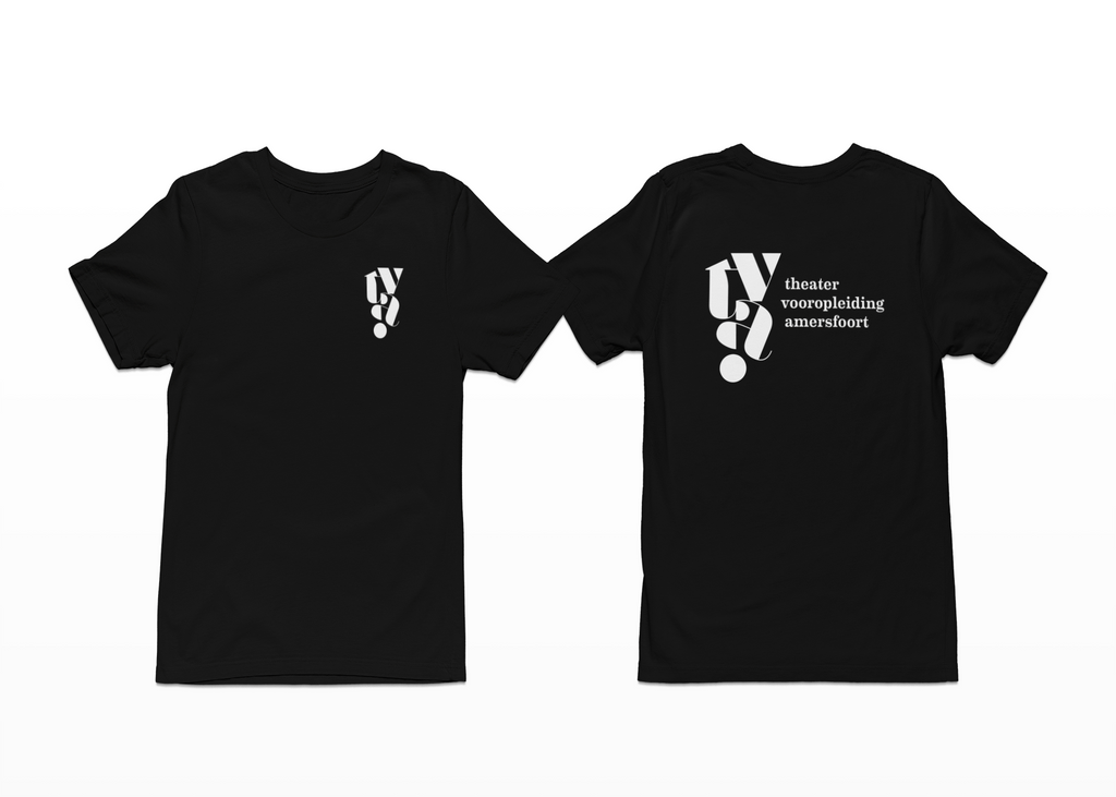 TVA T-shirt zwart/rood