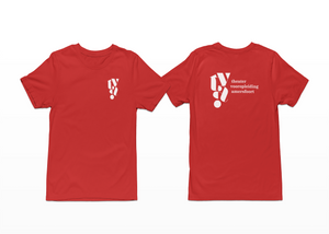 TVA T-shirt zwart/rood