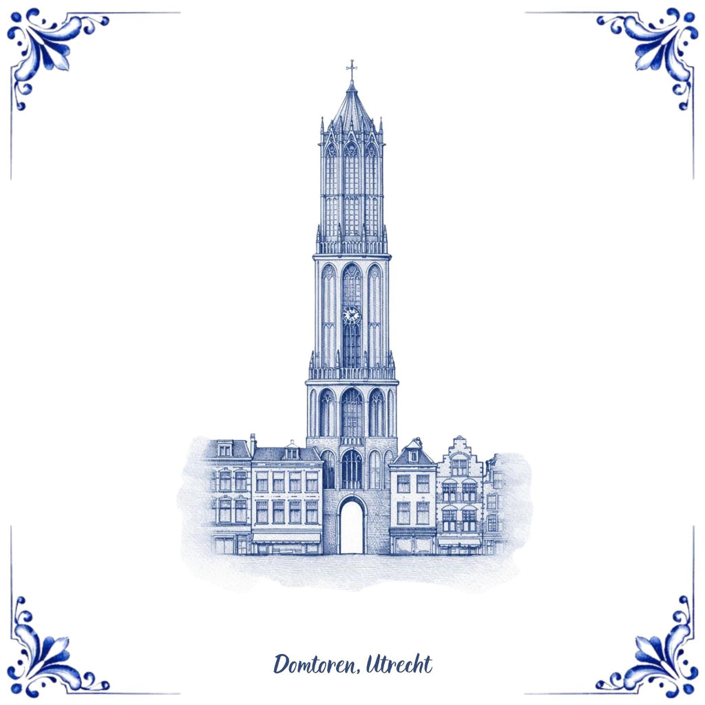 Utrecht Domtoren Tegeltje