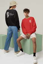 TVA Sweater zwart/rood