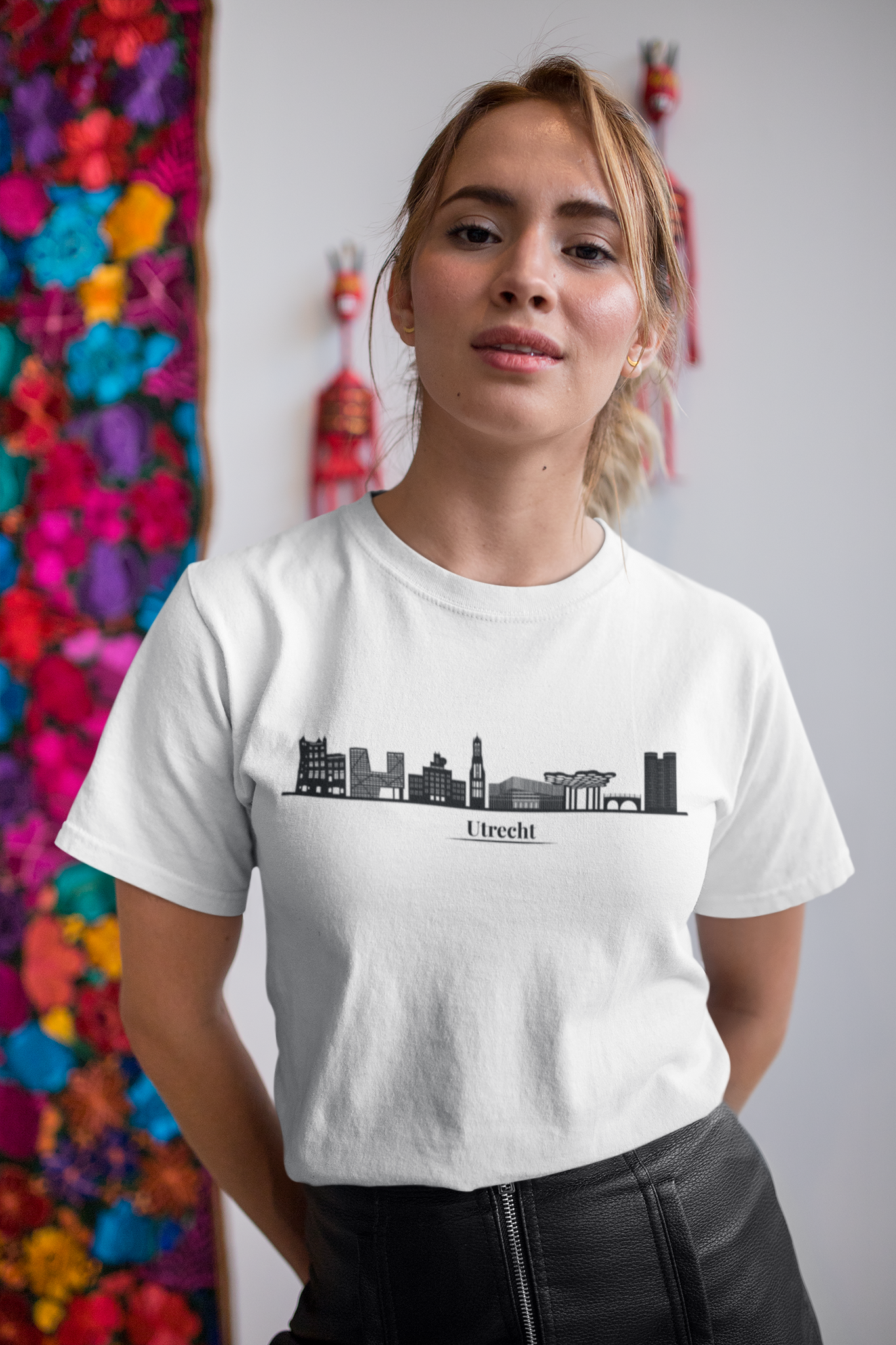 Gestaag Menagerry Martelaar Utrecht Skyline T-shirt - Utrecht shirt - Cadeau - Merchandise – Draag Je  Stad