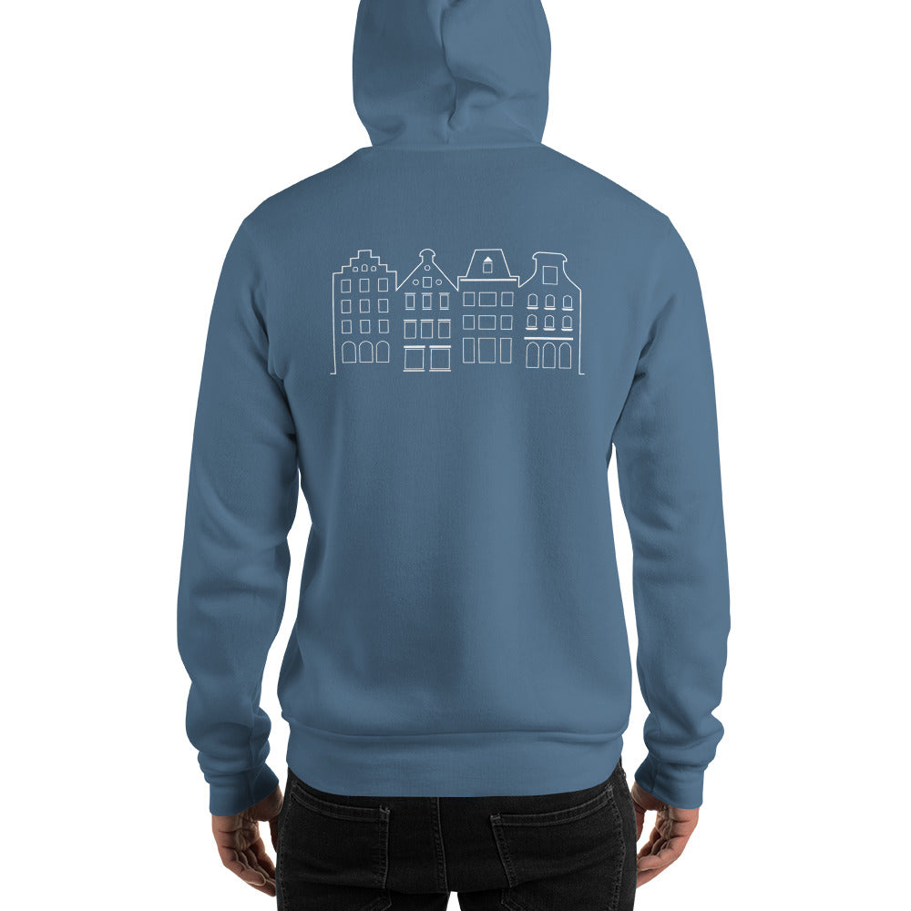Grachtenpanden Amsterdam - Hoodie